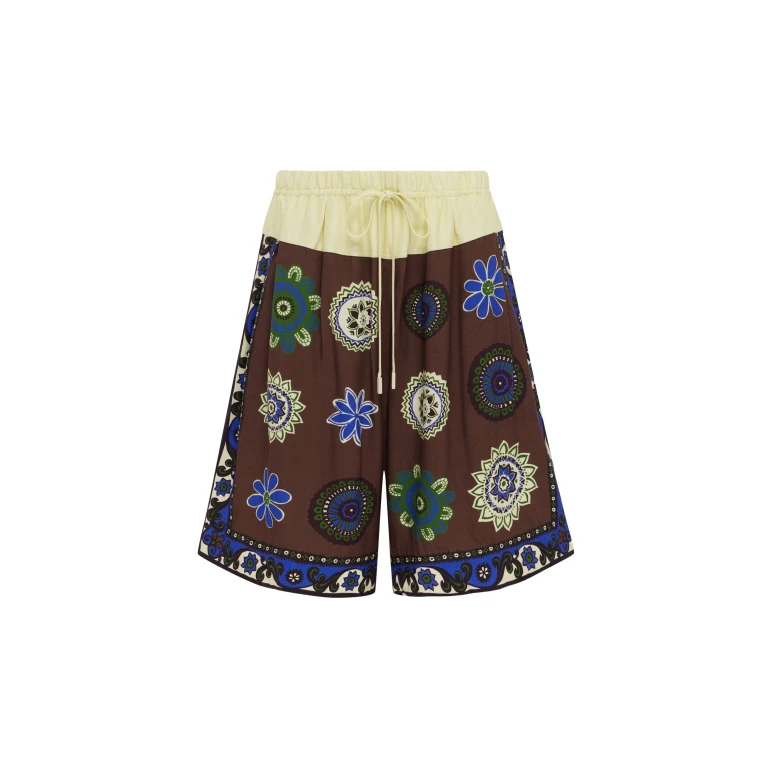 Alemais Jasper Short  Sustainable Shorts with Alemais print -  Luxury Handbags Australian Designer