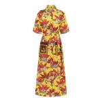 Alemais Leo Embroidered Shirtdress  Sustainable Dresses with Alemais print -  Luxury Handbags Australian Designer