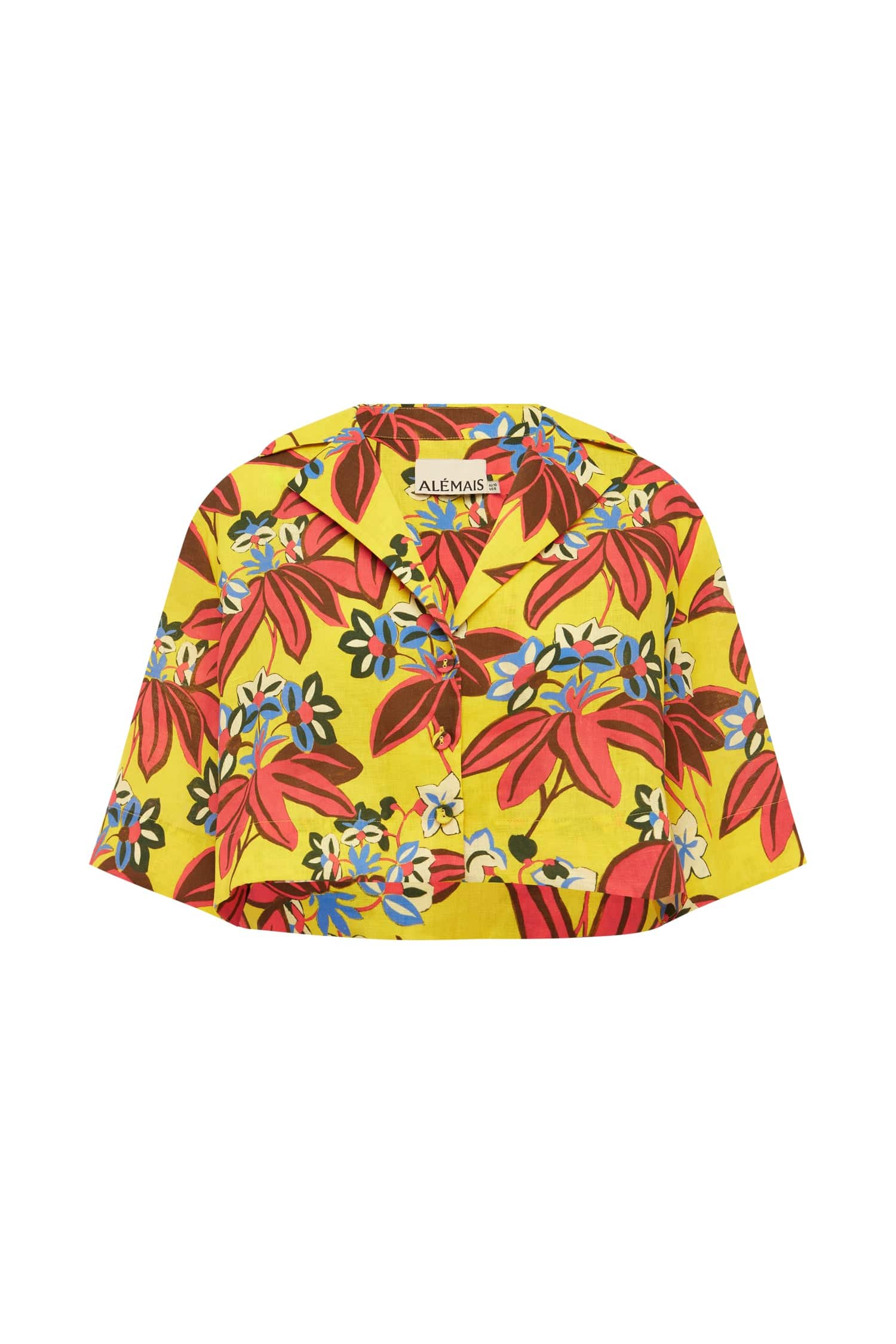 Alemais Leo Shirt  Sustainable Tops with Alemais print -  Luxury Handbags Australian Designer
