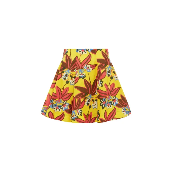 Alemais Leo Skirt  Sustainable Skirts with Alemais print -  Luxury Handbags Australian Designer