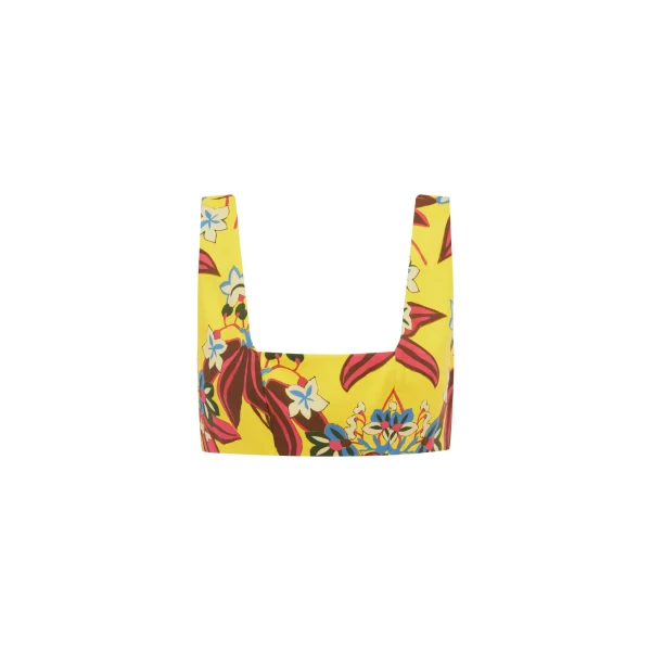 Alemais Leo Top  Sustainable Tops with Alemais print -  Luxury Handbags Australian Designer