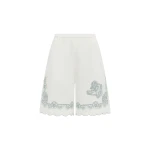 Alemais Louie Embroidered Short  Sustainable Shorts with Alemais print -  Luxury Handbags Australian Designer