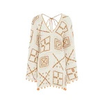 Alemais Marva Crochet Mini Dress  Sustainable Dresses with Alemais print -  Luxury Handbags Australian Designer