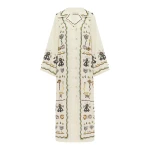 Alemais Sun Dancer Shirtdress  Sustainable Dresses with Alemais print -  Luxury Handbags Australian Designer