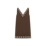 Alemais Tobe Denim Mini Dress  Sustainable Dresses with Alemais print -  Luxury Handbags Australian Designer
