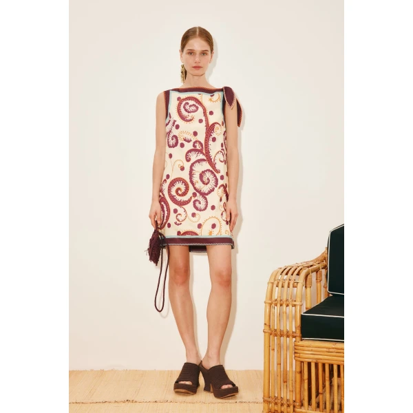 Alemais Wilson Mini Dress  Sustainable Dresses with Alemais print -  Luxury Handbags Australian Designer