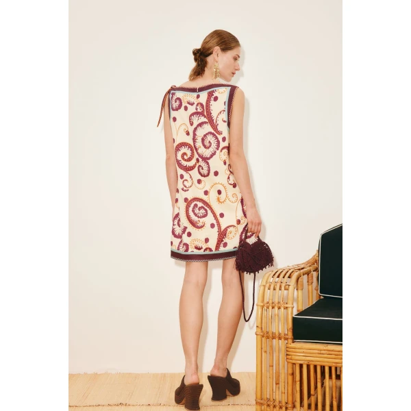 Alemais Wilson Mini Dress  Sustainable Dresses with Alemais print -  Luxury Handbags Australian Designer