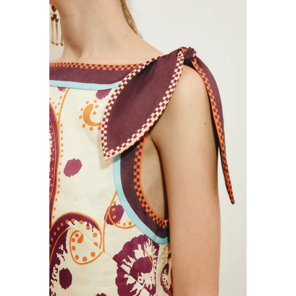 Alemais Wilson Mini Dress  Sustainable Dresses with Alemais print -  Luxury Handbags Australian Designer