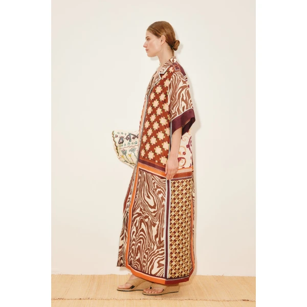 Alemais Wilson Shirtdress  Sustainable Dresses with Alemais print -  Luxury Handbags Australian Designer