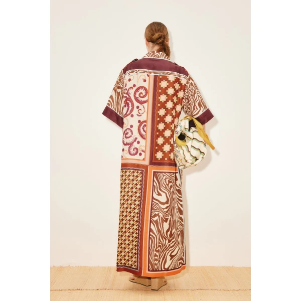 Alemais Wilson Shirtdress  Sustainable Dresses with Alemais print -  Luxury Handbags Australian Designer