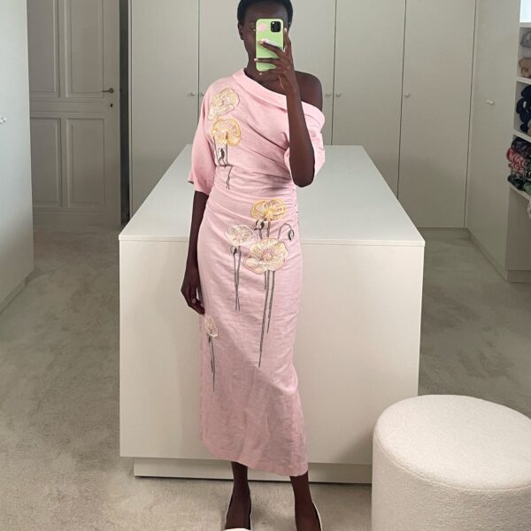 Bernadette Dress Bowery Embroidered, view 2