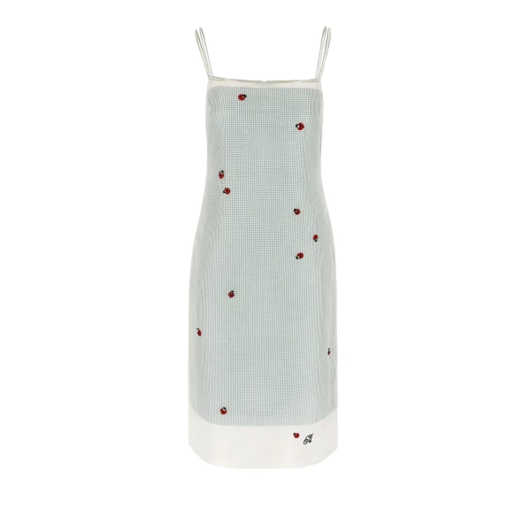 Bernadette Slip Dress Rachel Embroidered