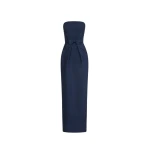 Oscar de la Renta Bow-Detailed Column Gown