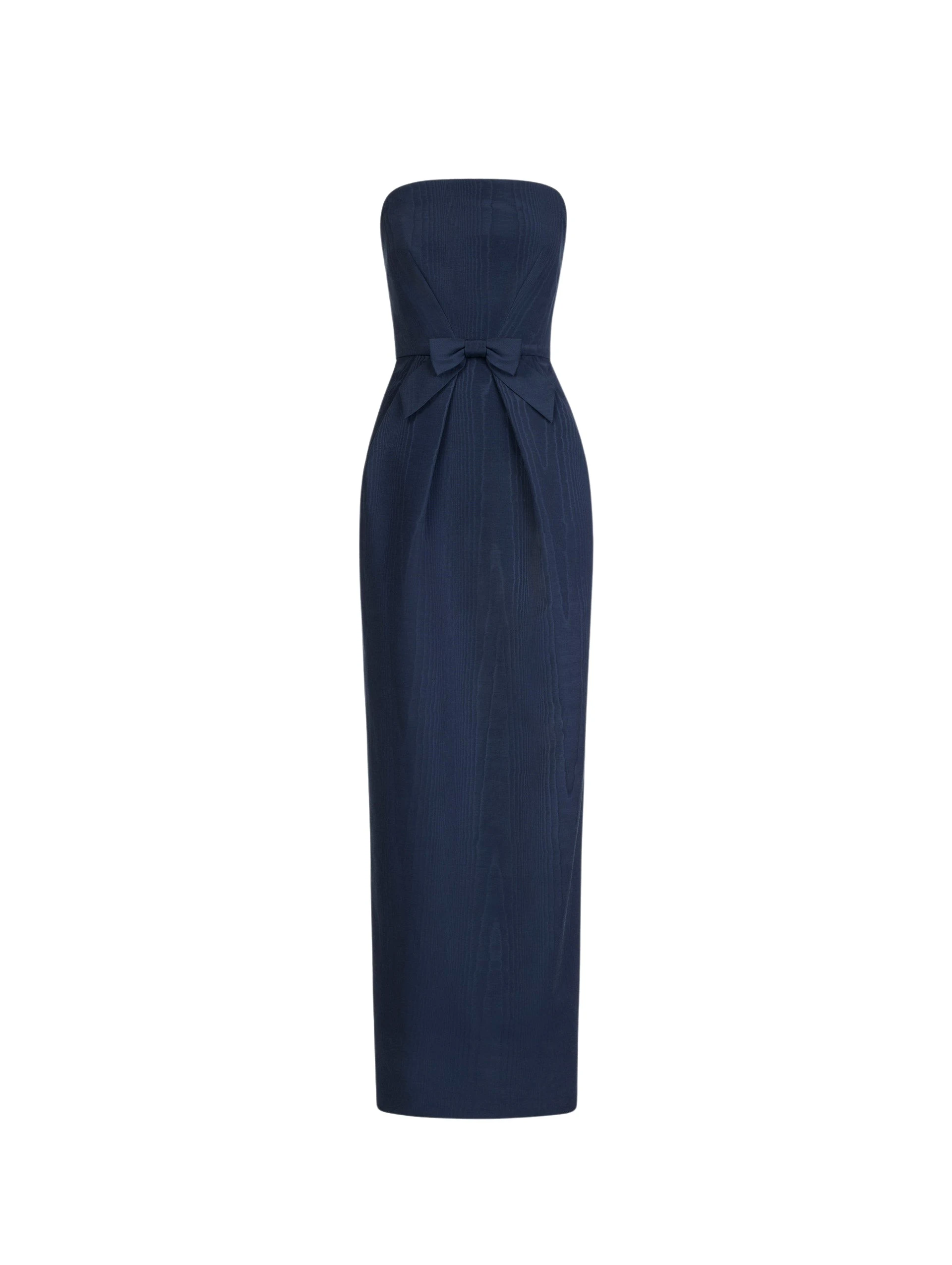 Oscar de la Renta Bow-Detailed Column Gown