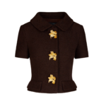 Oscar de la Renta Cyclamen Button Tweed Jacket - Jackets - American Luxury Evening Wear at Luxury Shoes 