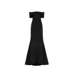 Oscar de la Renta Drape-Detailed Trumpet Gown