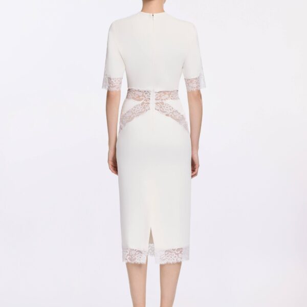 Elie Saab Cady And Lace Dress, view 3