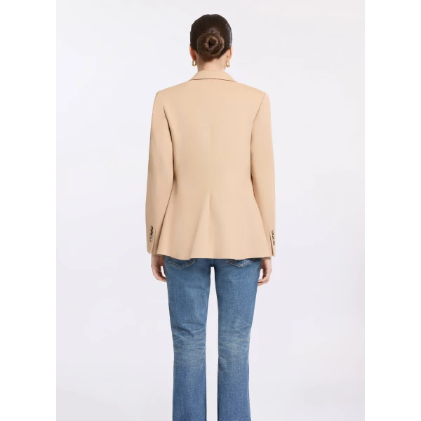 Elie Saab Drill Blazer in Brown featuring  – Luxury Designer Fashion at Luxury Shoes .