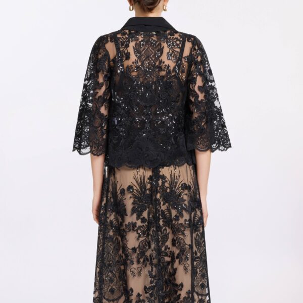 Elie Saab Sequin Embroidered Twin Set, view 3
