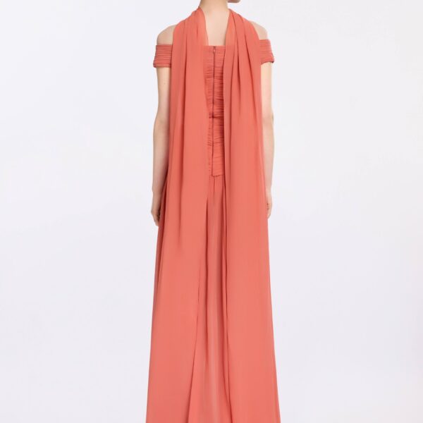 Elie Saab Silk And Lace Dress, view 3