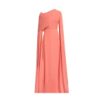 Elie Saab Silk Long Dress in Orange featuring 100% Silk – Luxury Designer Fashion at Luxury Shoes .