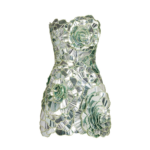 Oscar de la Renta Geometric Sequin Rosette Mini Dress - Dresses - American Luxury Evening Wear at Luxury Shoes 