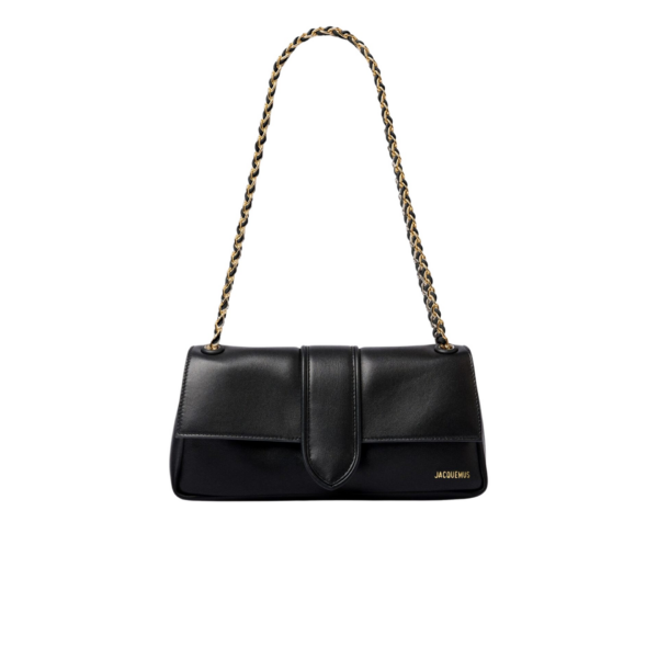 JACQUEMUS The Bambino Chaine Soft flap bag.