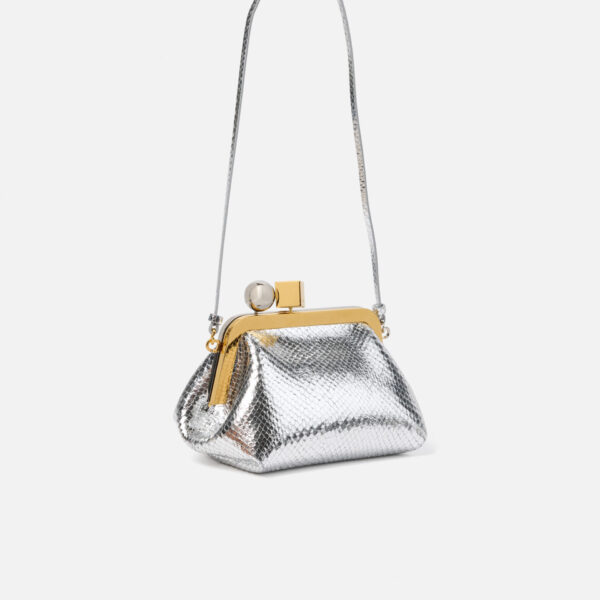 JACQUEMUS The Berlingot Small clasp bag., view 3