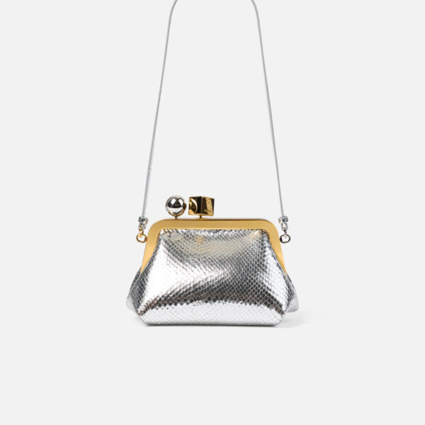 JACQUEMUS The Berlingot Small clasp bag., view 6