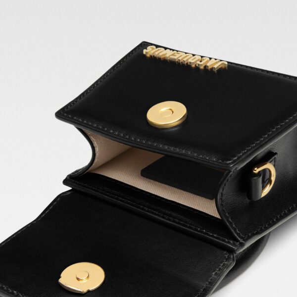 JACQUEMUS The Chiquito Signature leather mini handbag., view 5
