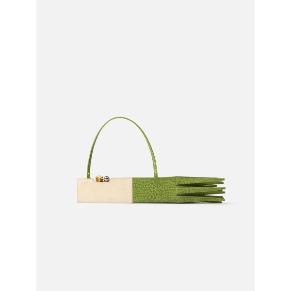 Jacquemus The Poireau clutch - Jacquemus Totes & Top-Handle Bags - Le Chiquito Style - Shop at Luxury Shoes 