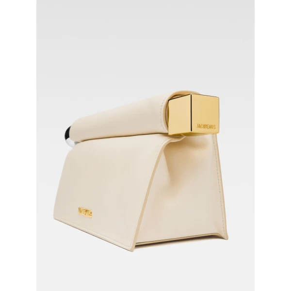 Jacquemus The Rond Carré clutch - Jacquemus Clutch Bags - Le Chiquito Style - Shop at Luxury Shoes 
