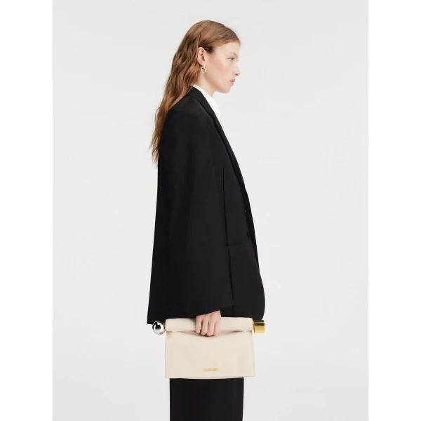 Jacquemus The Rond Carré clutch - Jacquemus Clutch Bags - Le Chiquito Style - Shop at Luxury Shoes 