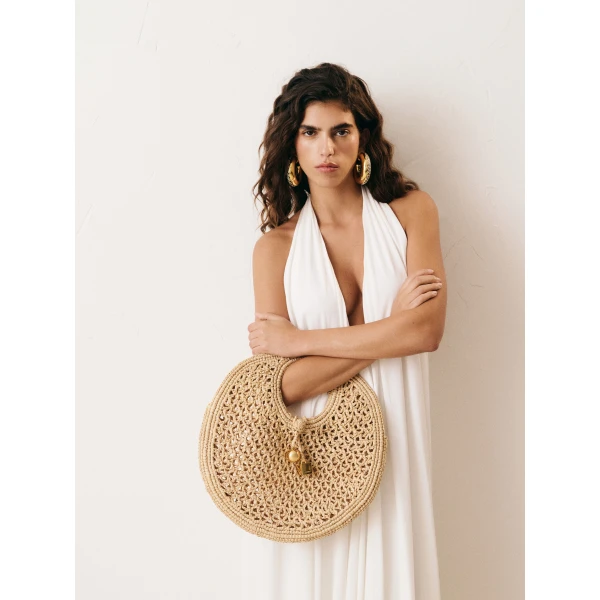 Jacquemus The Spiaggia small round bag - Jacquemus Totes & Top-Handle Bags - Le Chiquito Style - Shop at Luxury Shoes 
