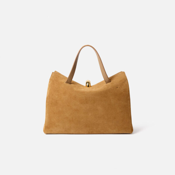 JACQUEMUS The Valérie Soft suede leather bag., view 6