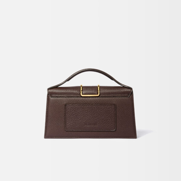 JACQUEMUS The large Bambino Cross-body metal flap bag., view 3