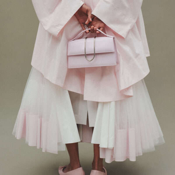 JACQUEMUS The large Bambino Metal flap bag., view 6