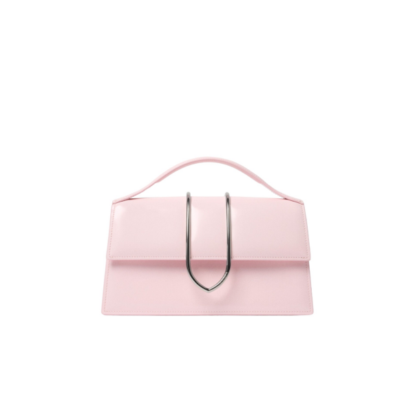 JACQUEMUS The large Bambino Metal flap bag.