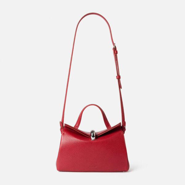 JACQUEMUS The small Valérie Small soft leather bag., view 6