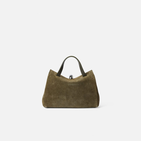 JACQUEMUS The small Valérie Small soft suede leather bag., view 6