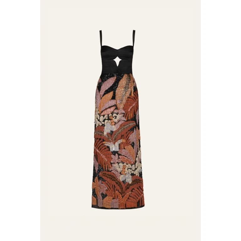 Taller Marmo Clay Tropical Heaven Dress - Dresses - Italian Luxury Evening Wear at Luxury Shoes 
