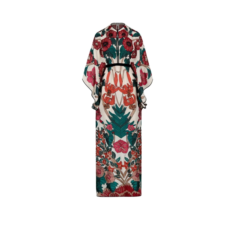 Taller Marmo Papillon Tunic Dress - Dresses - Italian Luxury Evening Wear at Luxury Shoes 
