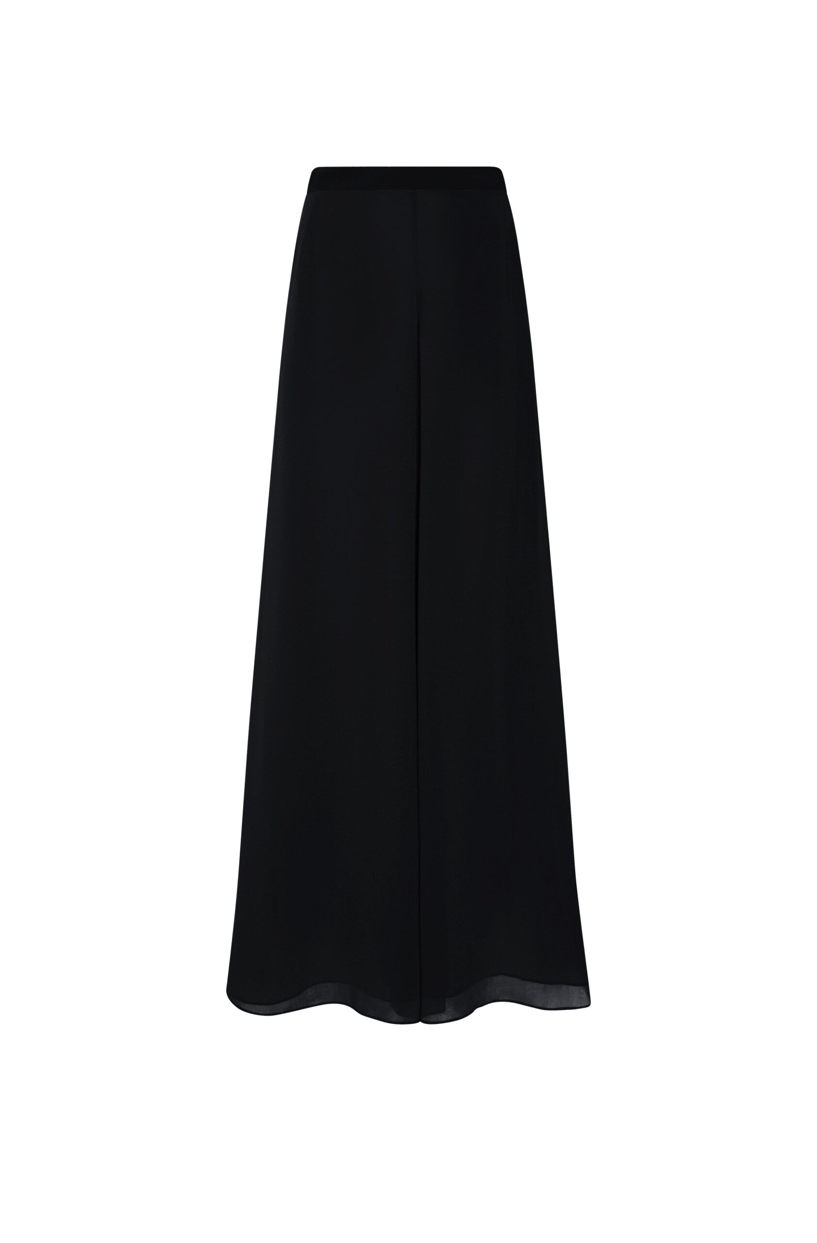 LAPOINTE Georgette Wide Leg Pant - Black Pants - New York Luxury Fashion at Luxury Shoes 