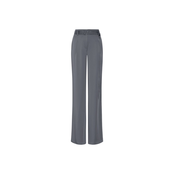 LaPointe Lightweight Satin Belted Pant