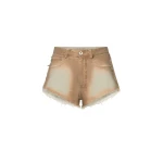 Lapointe-Pigment-Denim-Base-Mini-Short-scaled82857_nobg LAPOINTE Pigment Denim Base Mini Short - Beige Shorts - New York Luxury Fashion at Luxury Shoes