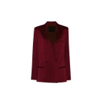 LAPOINTE Satin Blazer - Red Jackets - New York Luxury Fashion at Luxury Shoes 