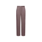 LAPOINTE Satin Relaxed Pleated Pant - Brown Pants - New York Luxury Fashion at Luxury Shoes 
