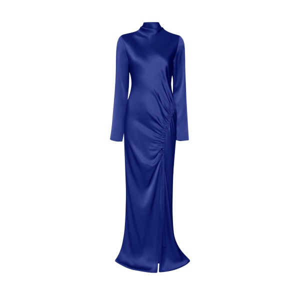 LaPointe Satin Tab Gown