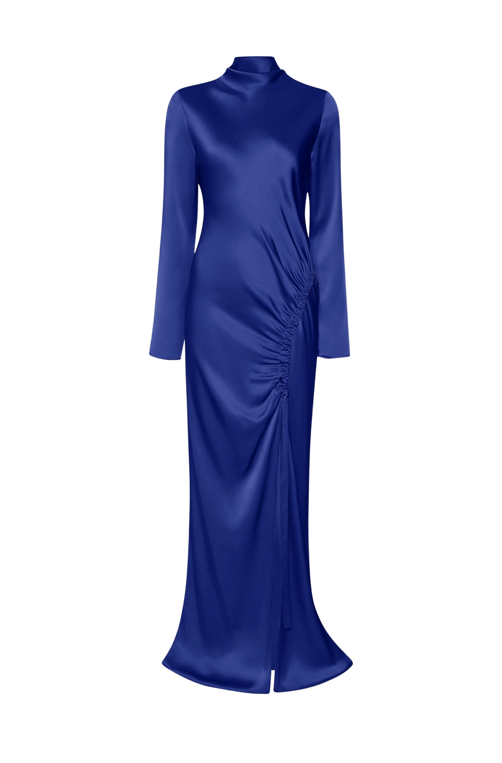 Lapointe-Satin-Tab-Gown-scaled87623_nobg LAPOINTE Satin Tab Gown - Blue Dresses - New York Luxury Fashion at Luxury Shoes