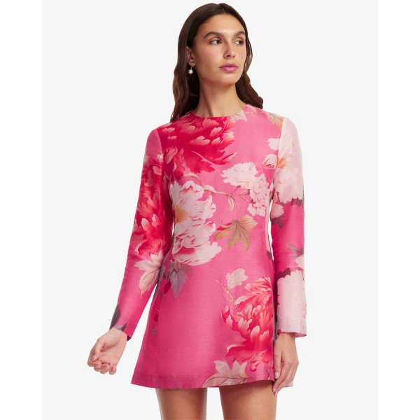 Leo Lin Aliza Long Sleeve Mini Dress - Leo Lin Dress - Australian Luxury Fashion - Shop at Luxury Shoes 